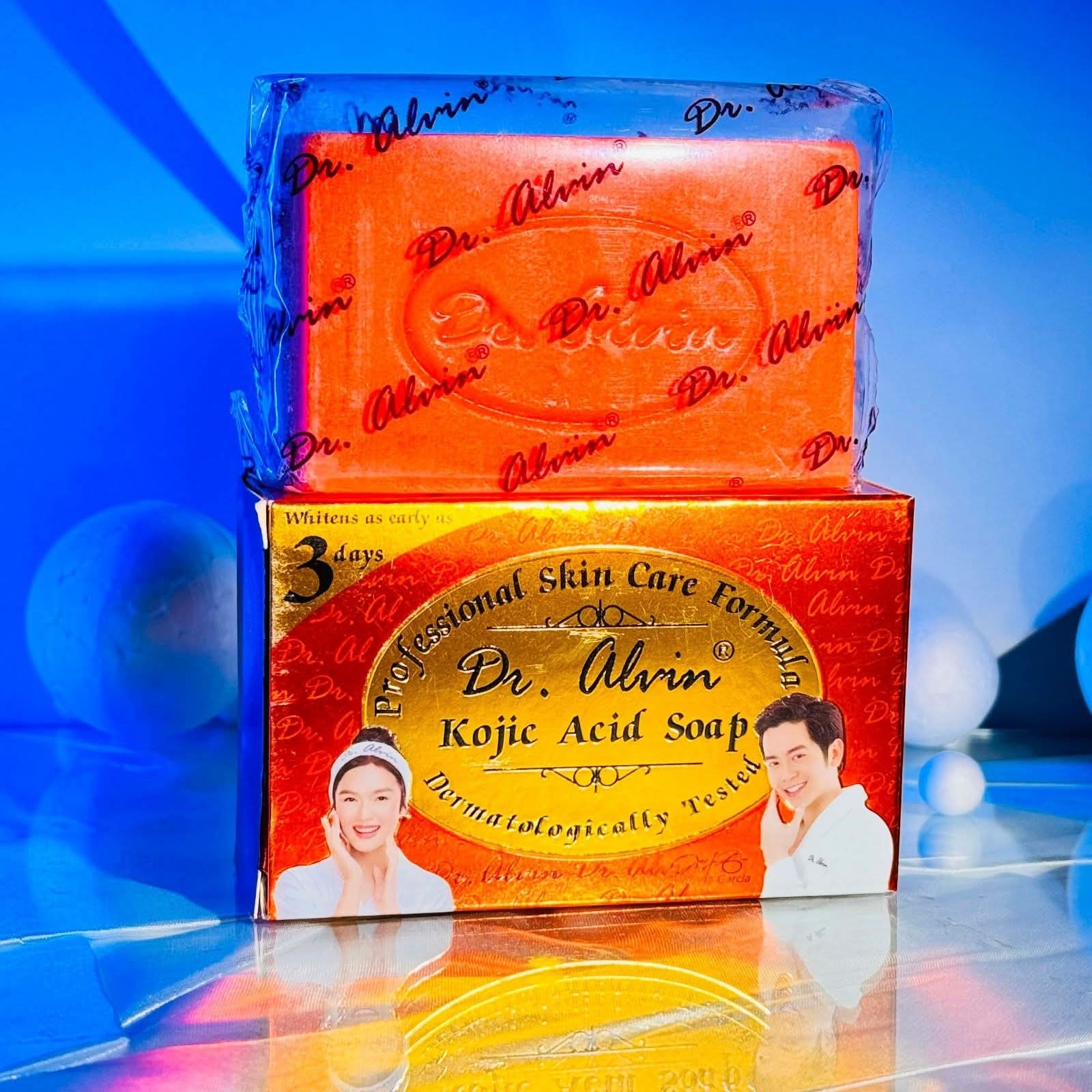 FB_IMG_1771146301623 (1) Dr. Alvin Kojic Acid Soap 135gm made in Thailand - Image 1