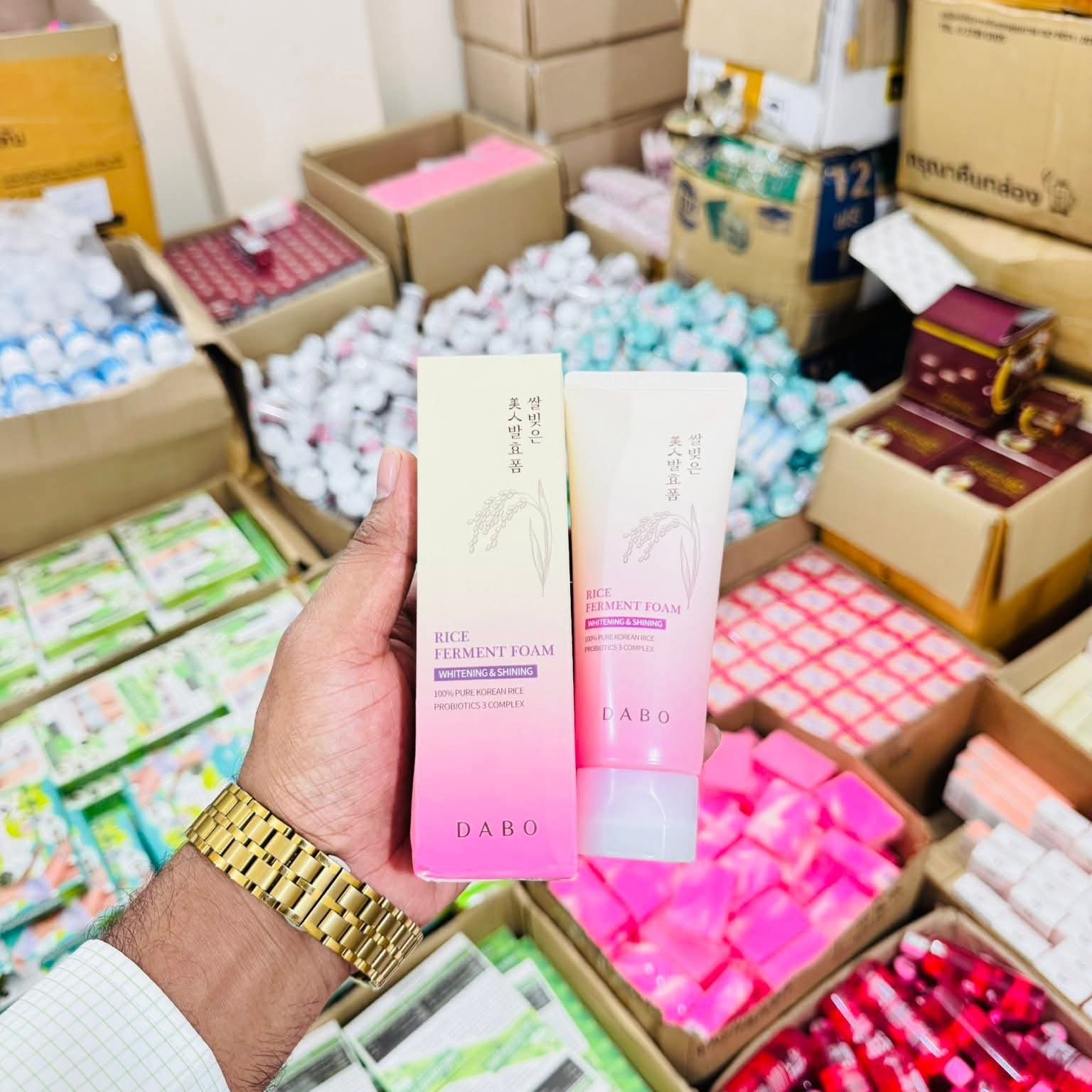 FB_IMG_1771154507296 (1) Dabo Rice Face Wash 100 ml made in Korea - Image 1